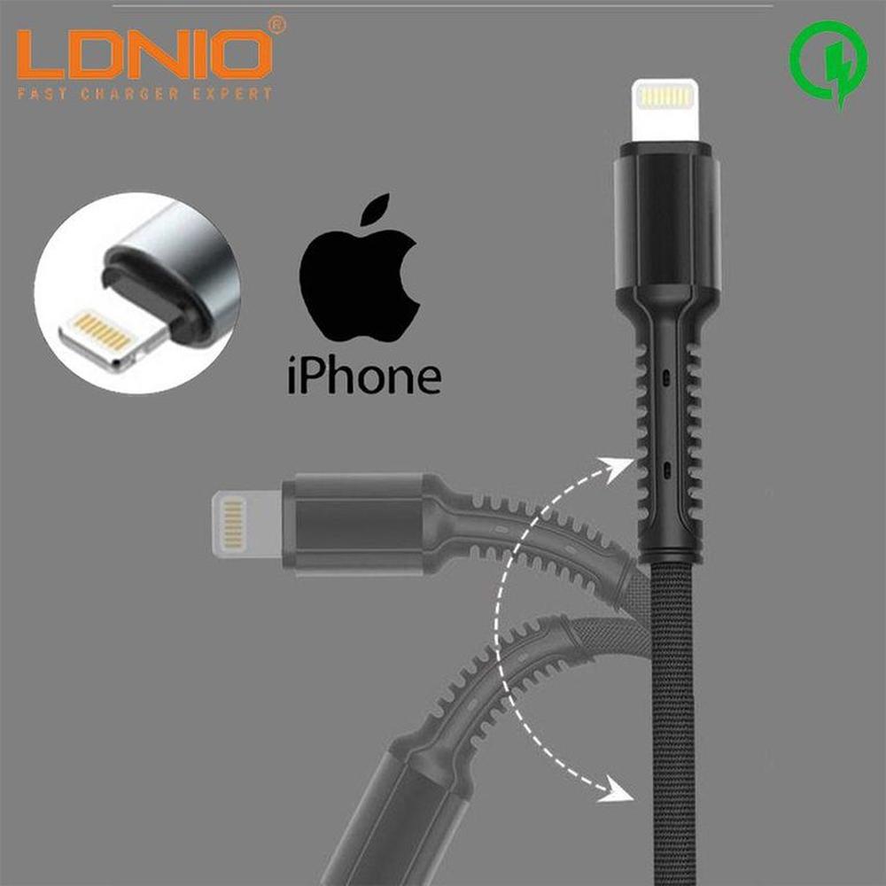 Cable usb iphone anti quebraduras de 2 metros