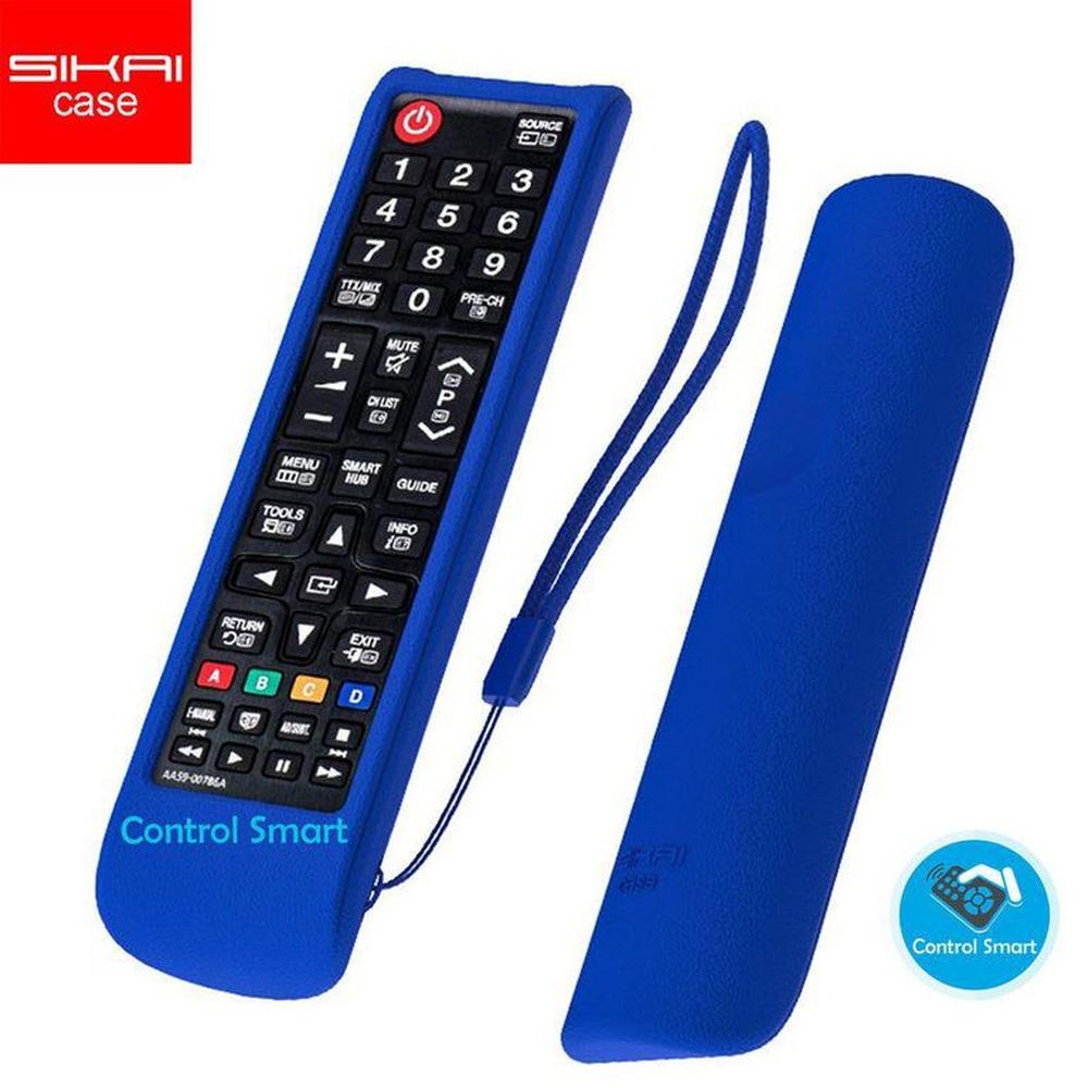 Control remoto samsung smart tv funda protector - azul