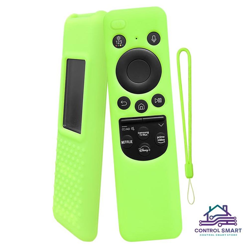 Funda Para Control Samsung Solar Smart Tv 2023- Verde Fosforescente