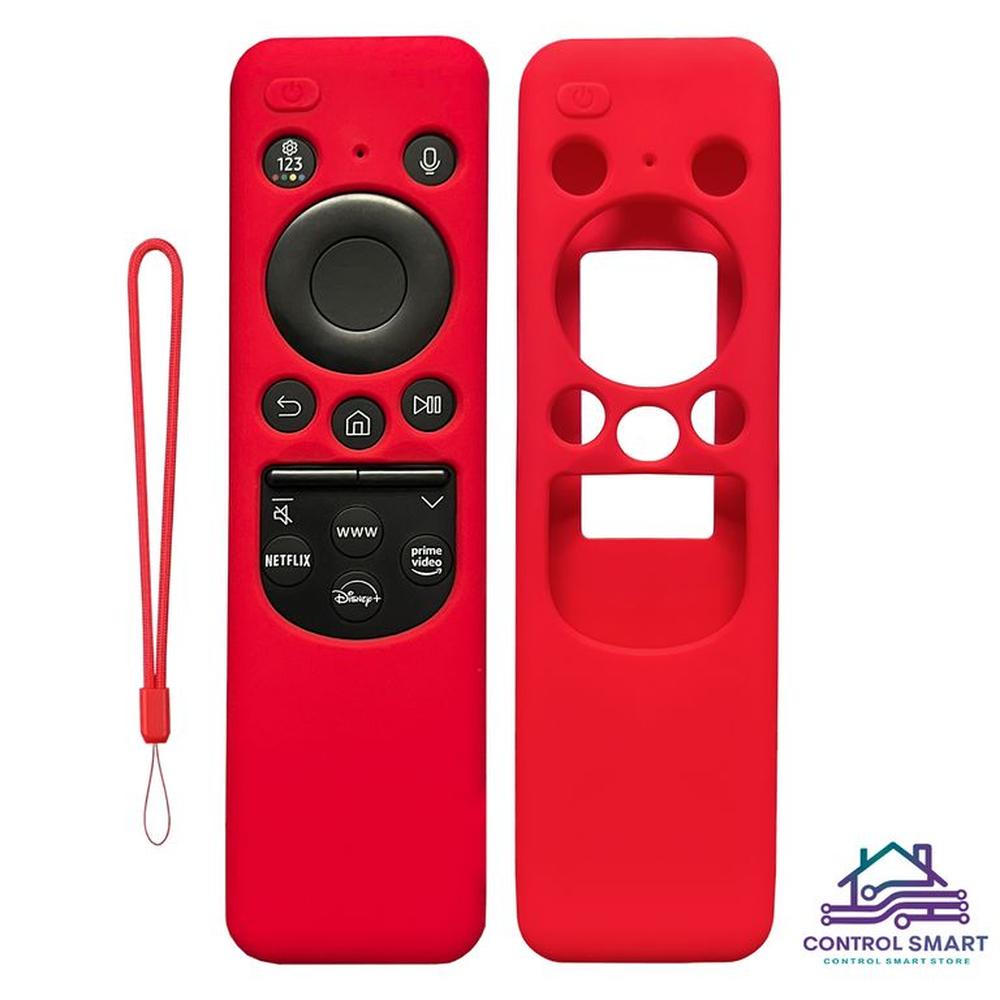 Funda Para Control Samsung Solar Smart Tv Modelo 2023- Rojo