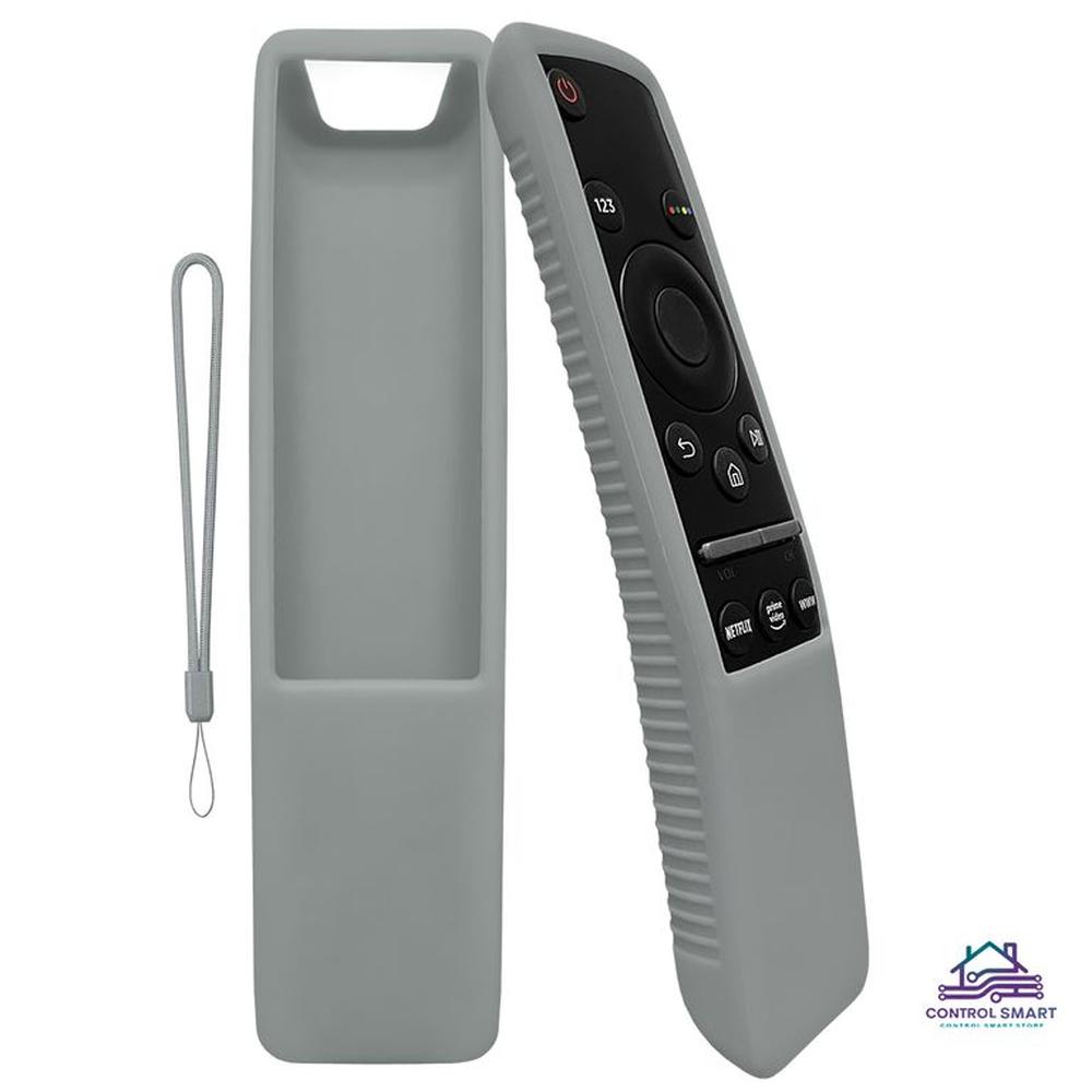 Funda Protector De Silicona Para Control Samsung Curvo - Plomo