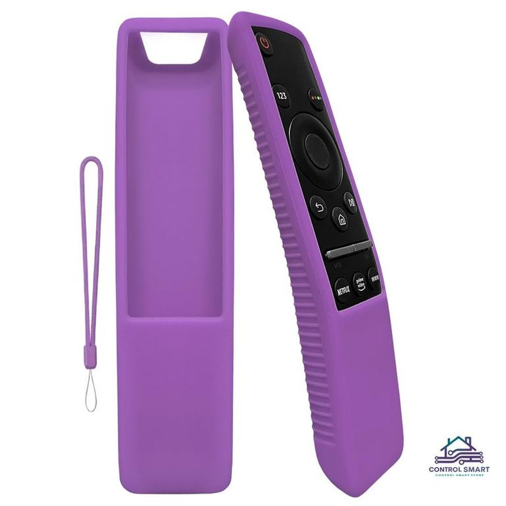 Funda Protector De Silicona Para Control Samsung Curvo - Morado