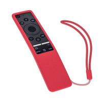 Funda  De Silicona Para Control Samsung Curvo - Rojo
