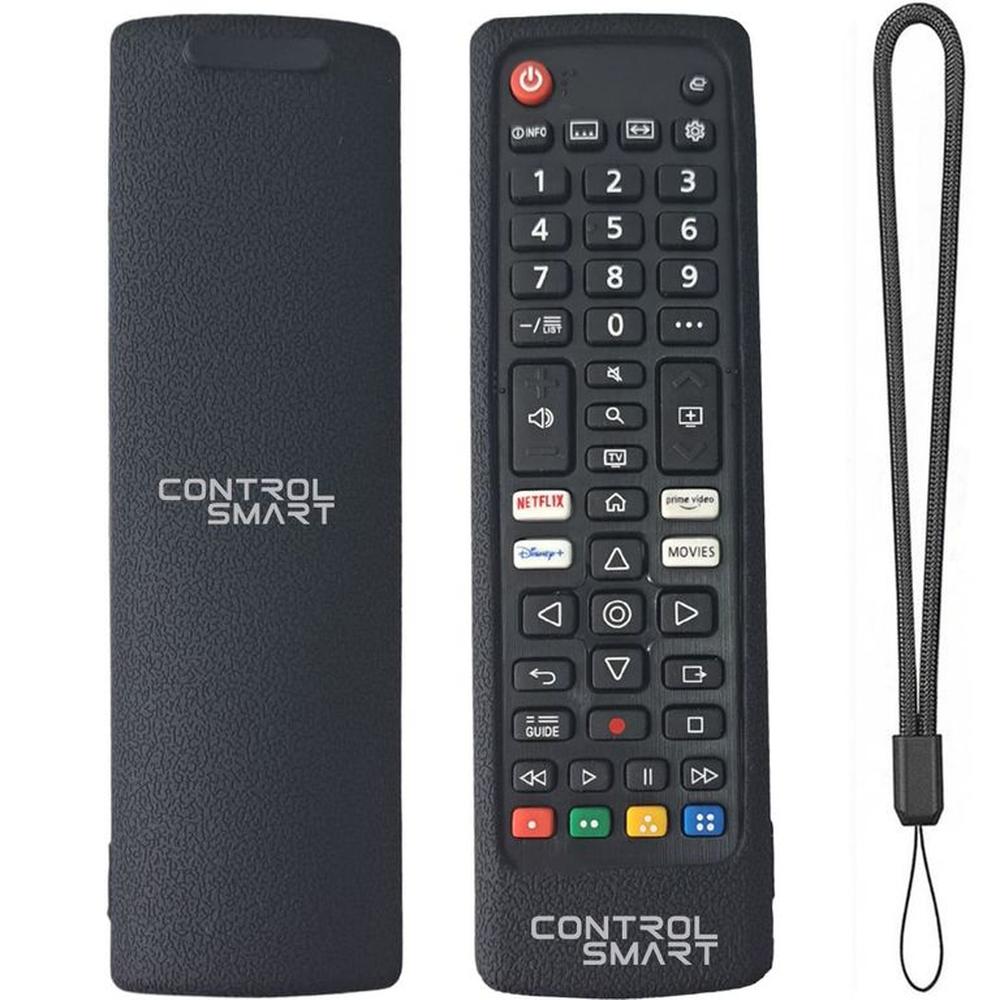 Funda Protector De Silicona Para Control Lg Akb - Negro