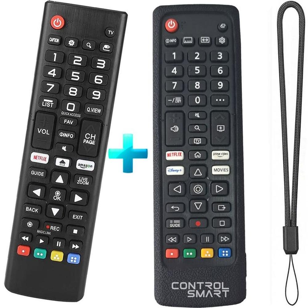 Control Remoto Compatible Para Tv LG  +  Funda Negra
