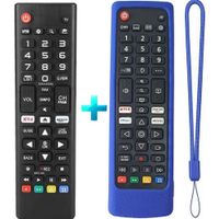 Control Remoto Compatible Para Tv LG  +  Funda Azul