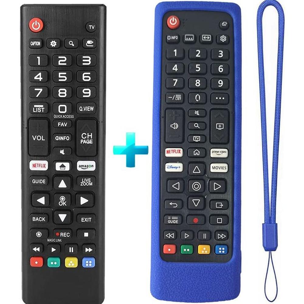 Control Remoto Compatible Para Tv LG  +  Funda Azul