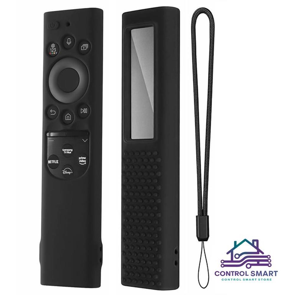 Funda Protector Para  Control Samsung Qled Solar 2022 – Negro