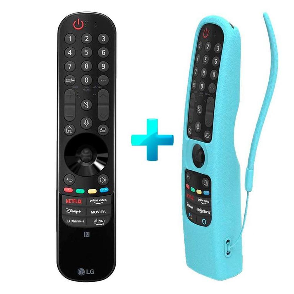 Control Remoto LG Magic MR23GN Modelo 2023 + Funda Turquesa