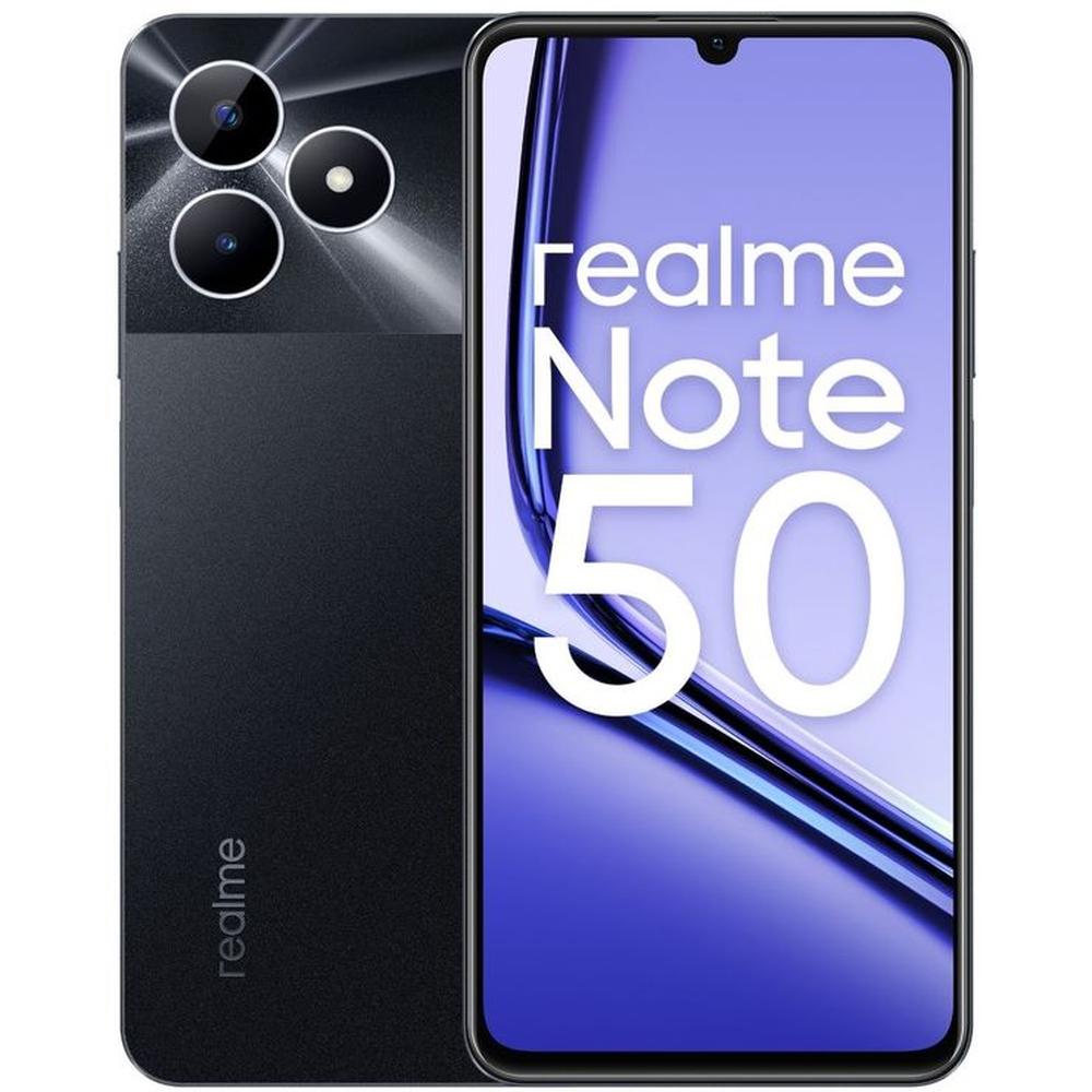 REALME NOTE  50 New Model  64GB ROM+ 6GB RAM *(3GB+ 3GB Extended) / COLOR:NEGRO MEDIANOCHE