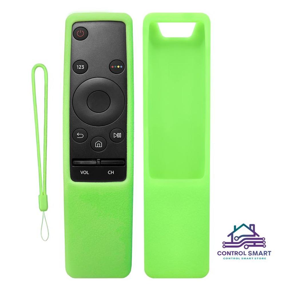 Funda Silicona Gruesa con Correa para Control Remoto Samsung Curvo