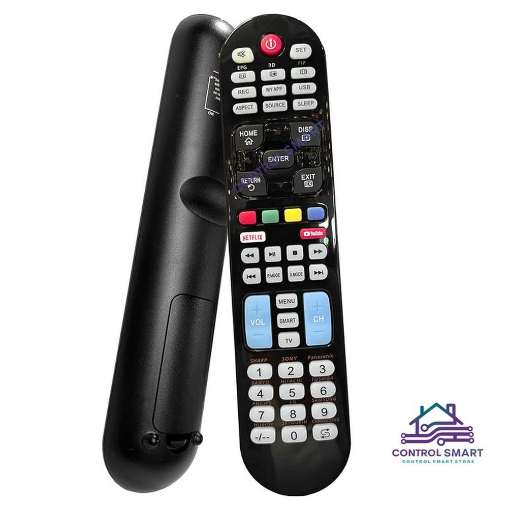 Control  Universal CRC1107V - Compatible Con Todos Los Televisores