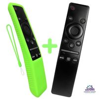 Control Remoto para Smart TV + Funda Protectora Verde Neón