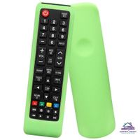 Funda de Silicona para Control Samsung Smart  – Verde Fosforescente