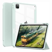 Funda Smart Case para iPad Pro 11 M4 (2024) - VERDE CLARO C/TRANSPARENTE