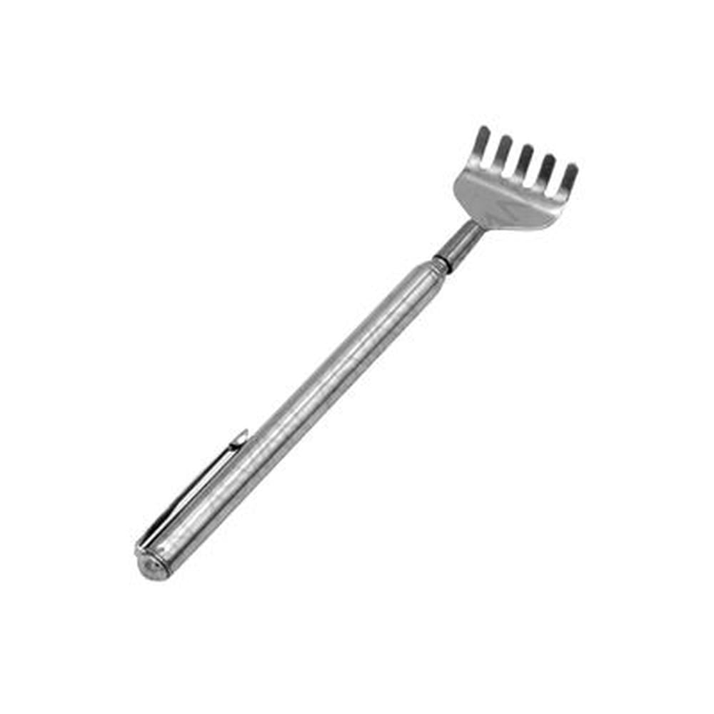 MASAJEADOR CORPORAL RASCADOR RETRÁCTIL DE ACERO INOXIDABLE