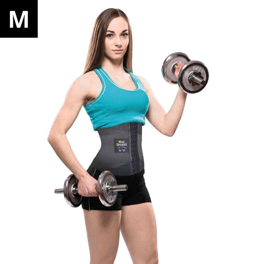 Faja Reloj de Arena con Broche Negro M  MAXSPORTS