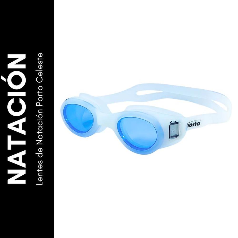 Lentes De Natación Para Adulto Thunder Porto Celeste