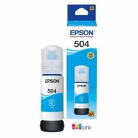 Botella De Tinta Para Impresora T504 CYan