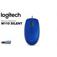 Mouse Logitech M110 Silent- Azul