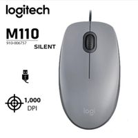 Mouse Logitech M110 Silent- Color Gris