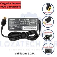 Cargador Para Laptop Compatible Con Lenovo-20V 3-25A