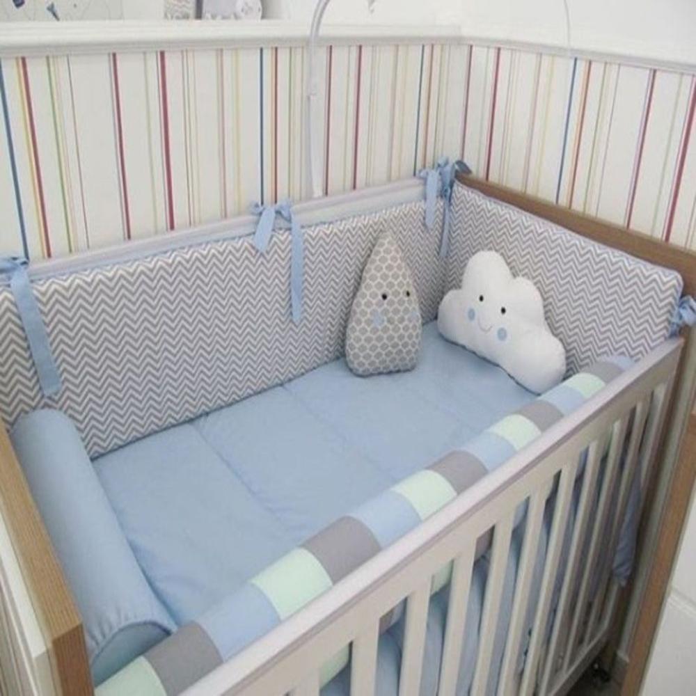 Set De Cuna - Diseño Zig Zag mixto