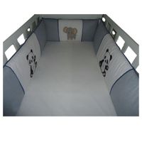 Protectores Laterales Parachoques de cuna bordado de Ositos