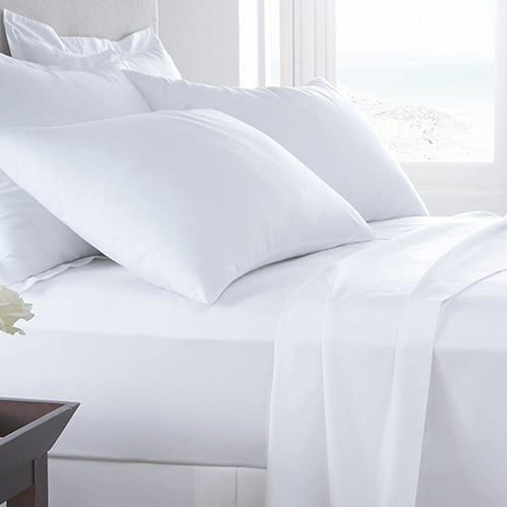 Sabanas Hoteleras Tamaño 2 plazas - Algodón 250 hilos - Blanca