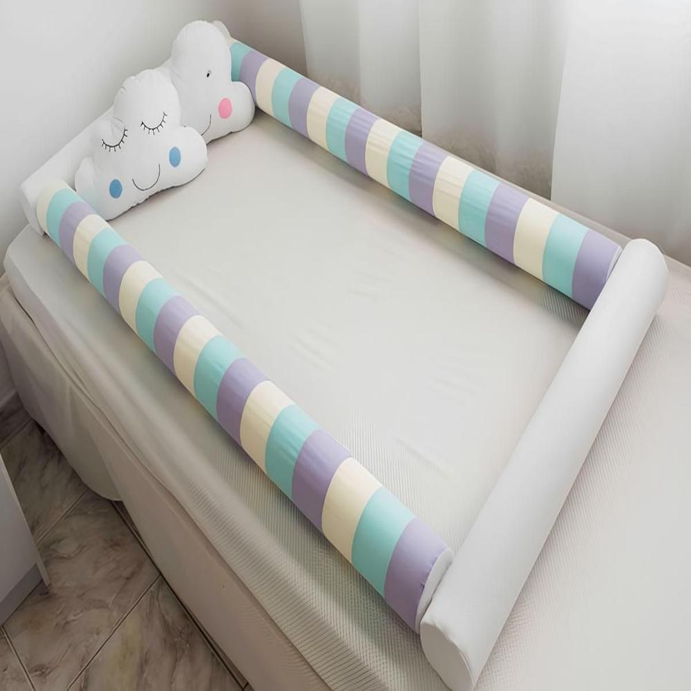 Bumpers Tubulares cama cuna Montessori 1.5 plazas - Tricolor