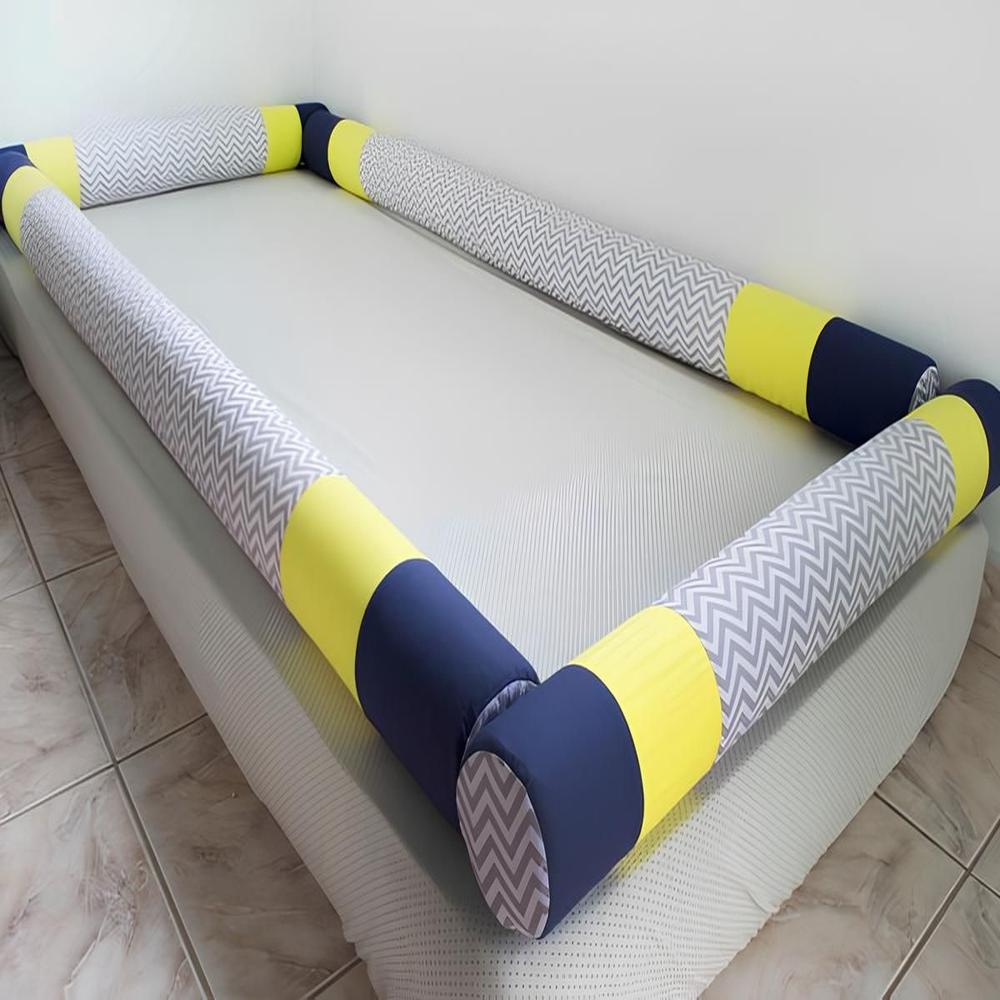 Bumpers Tubulares para cama cuna Montessori 1.5 plazas