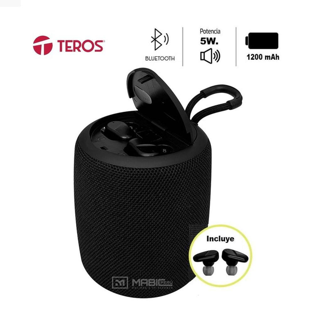 ParlanteAudífono Bluetooth TEROS TE-6033N 5W 1200mAh FM TWS