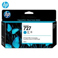 Cartucho de Tinta HP 727 Cian B3P19A DesignJet T2500 T930 Original - 130ml