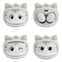 AUDÍFONOS BLUETOOTH EWTTO DISEÑO GATITO Y ROSTRO INTERCAMBIABLE