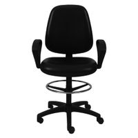 Silla Giratoria Cajera Negra -Temel