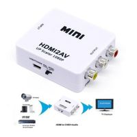 Adaptador Convertidor Hdmi A Rca C/audio Fullhd - 1080p