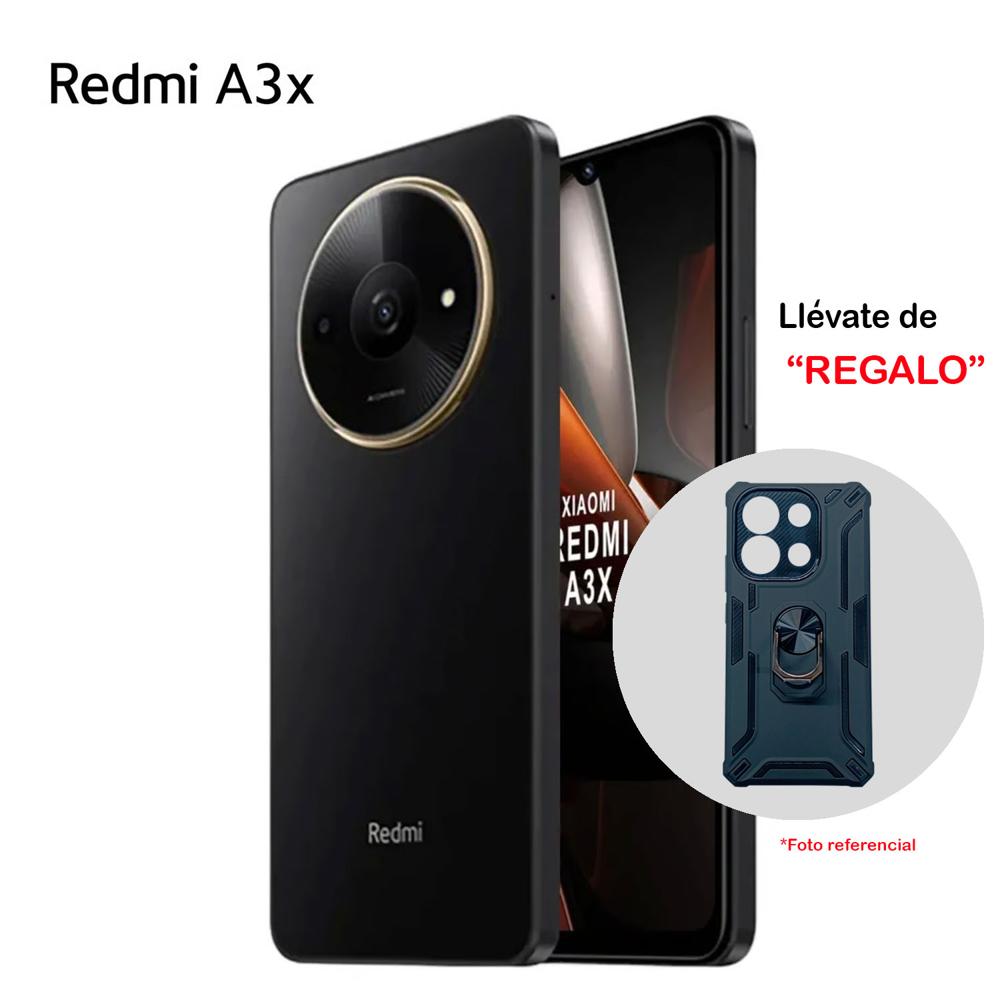 Celular Redmi A3X 4GB RAM 128GB Negro Ocaso + Estuche Ranger de regalo