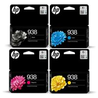 Pack Tinta HP 938 4 Colores Para OfficeJet 9130 9730 Original