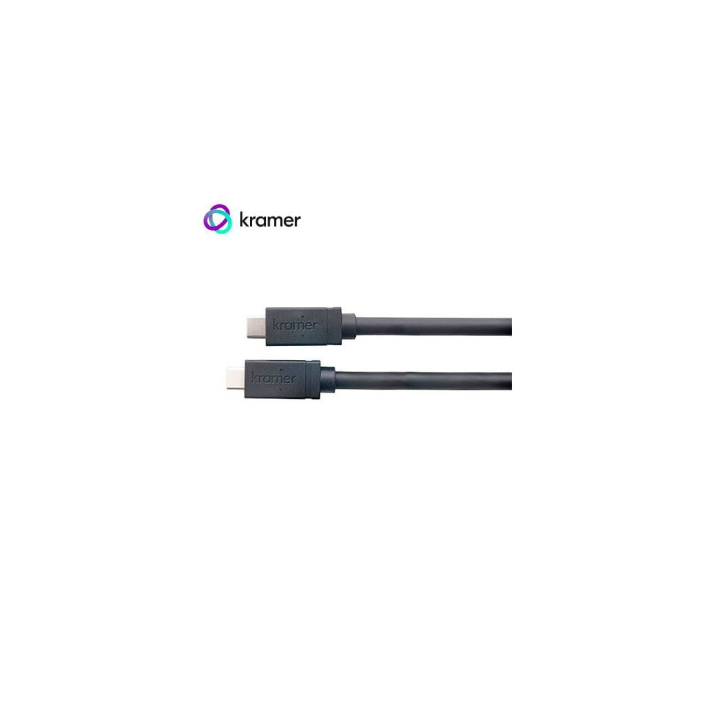Cable USB-C a USB-C 3.2 Kramer de 3.05 m - Conectividad rápida y fiable para tus dispositivos