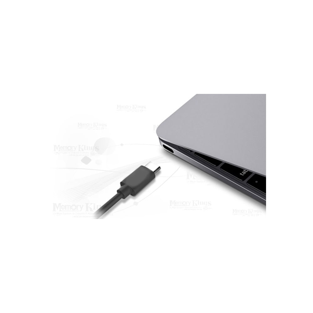 Cable USB-C Kumo 2 mts USB4 240W - Carga rápida y transferencia de datos veloz, negro