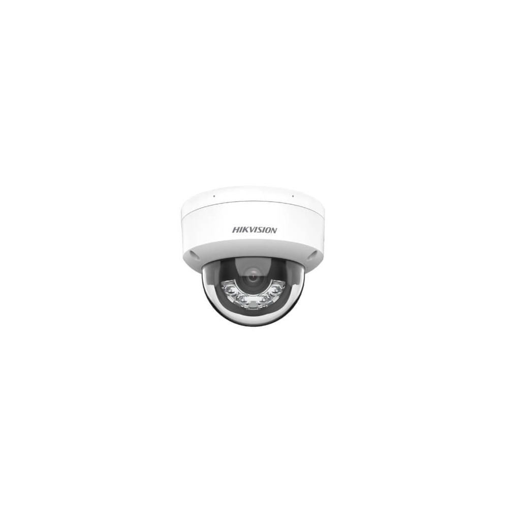 Cámara Domo IP HIKVISION 8MP 4K con Acusense, Luz Híbrida y Audio - Lente 2.8mm, IR Integrado