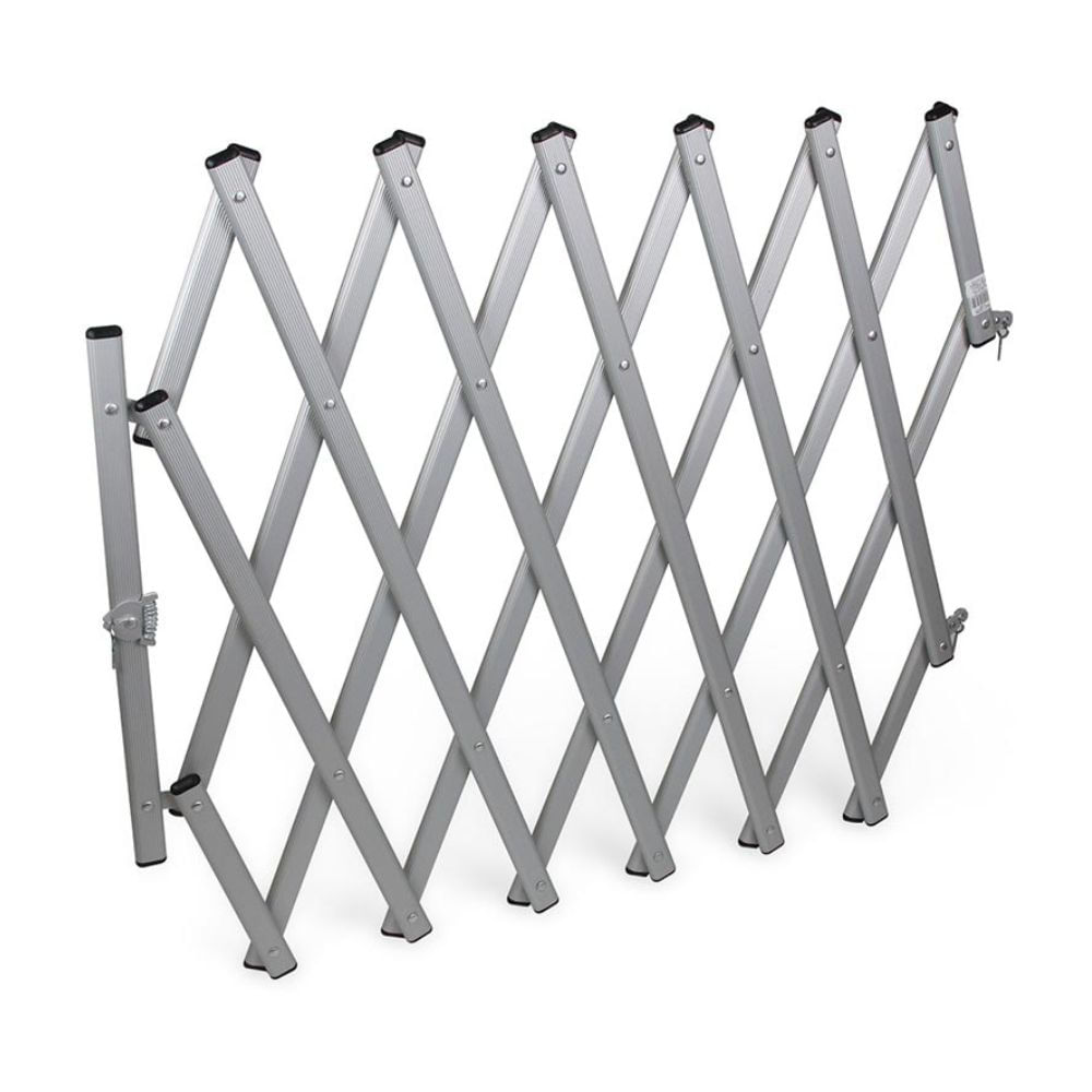 Reja de seguridad de aluminio plegable para bebés y mascotas L RRC