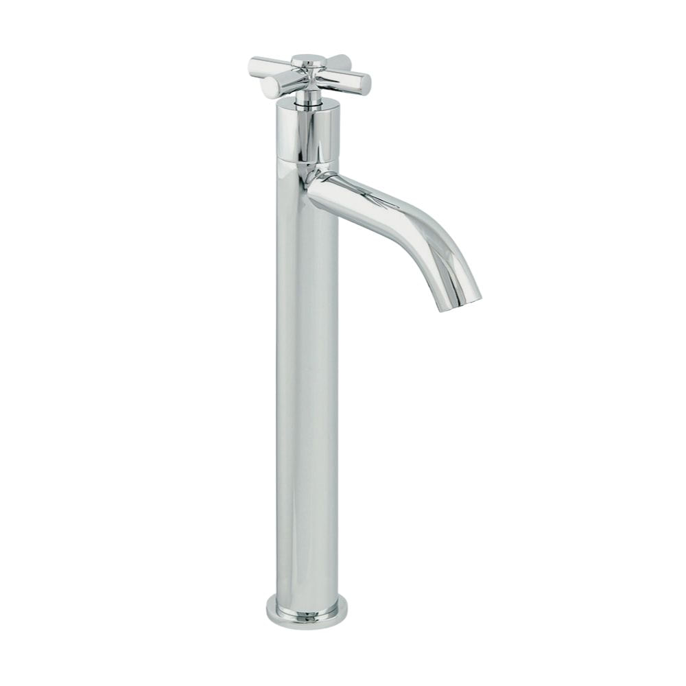 Llave de Lavatorio al Mueble Trebol Brenta Alta Plata Cromada