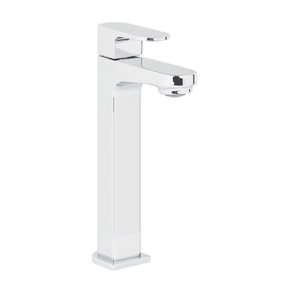 Llave de Lavatorio Trebol Oxford Cromada de Bronce Brillante