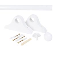 Pack cortinero de madera de 1.50m Blanco Orange
