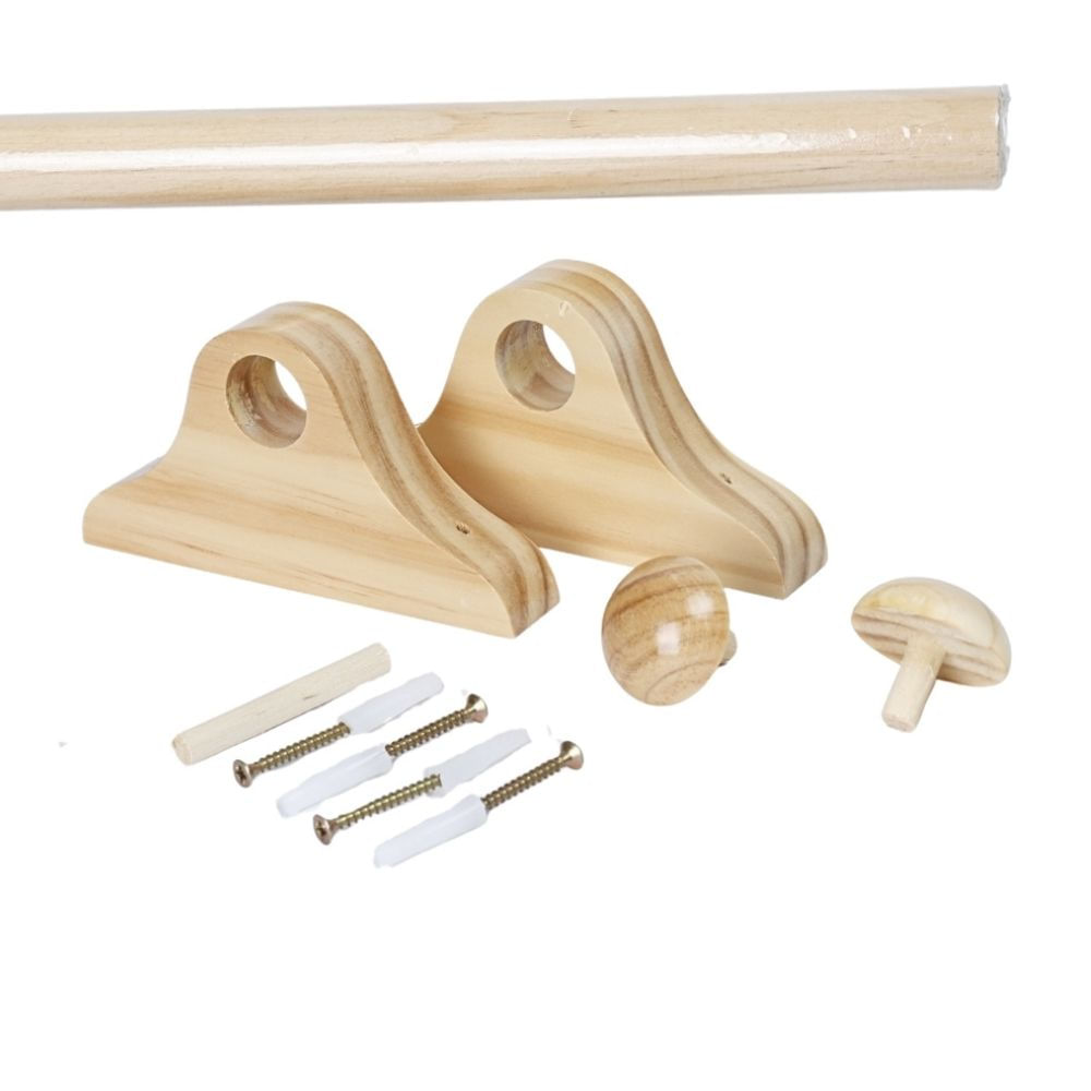 Pack cortinero de madera de 1.50m Pino Orange