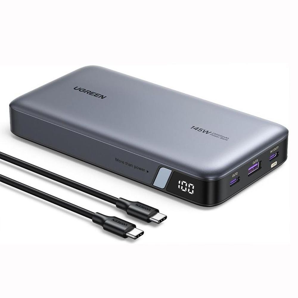 Power Bank UGREEN 25000mAh 145W Carga Super Rápida Portátil