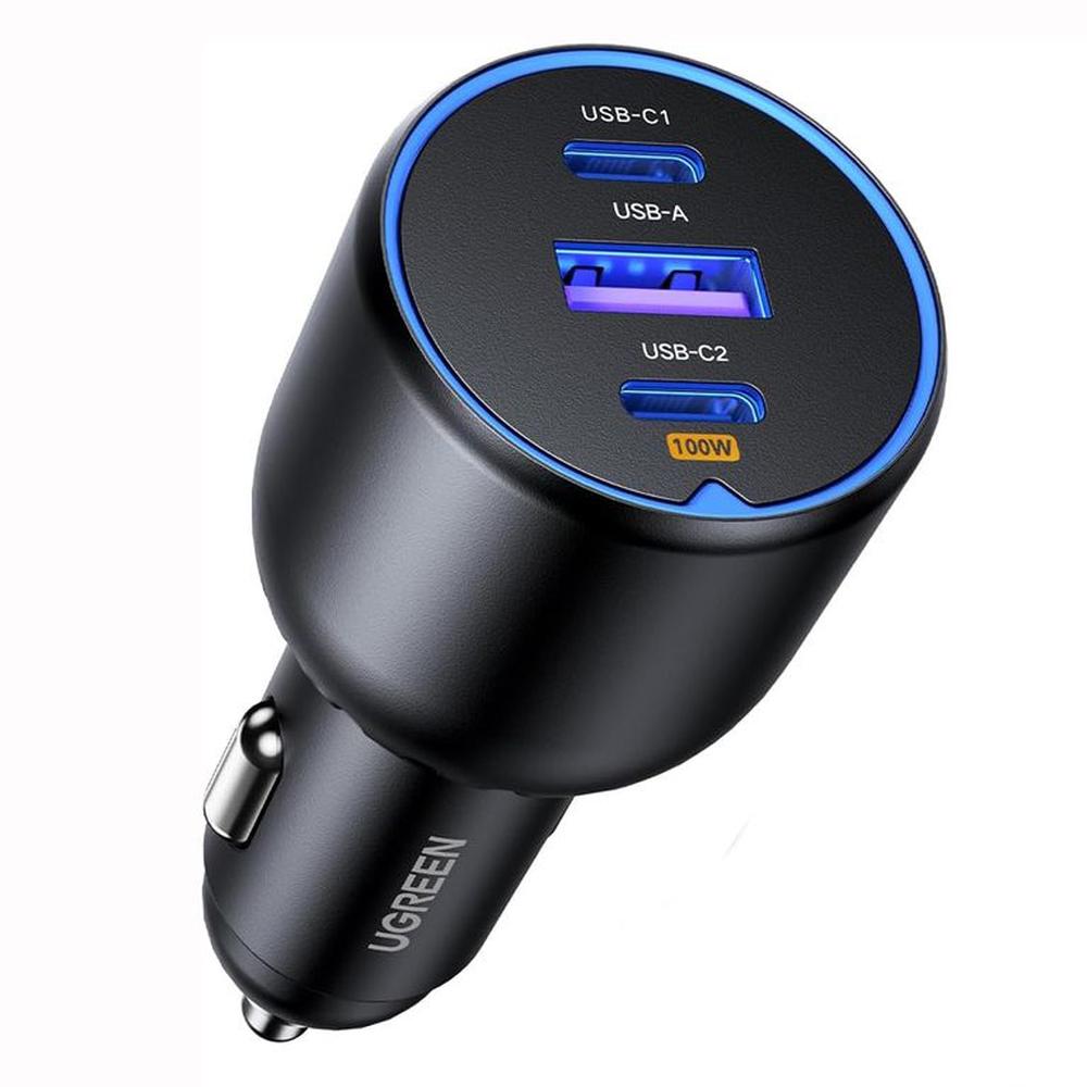Cargador de Auto Ugreen 130W Fast Charge 3 Puertos