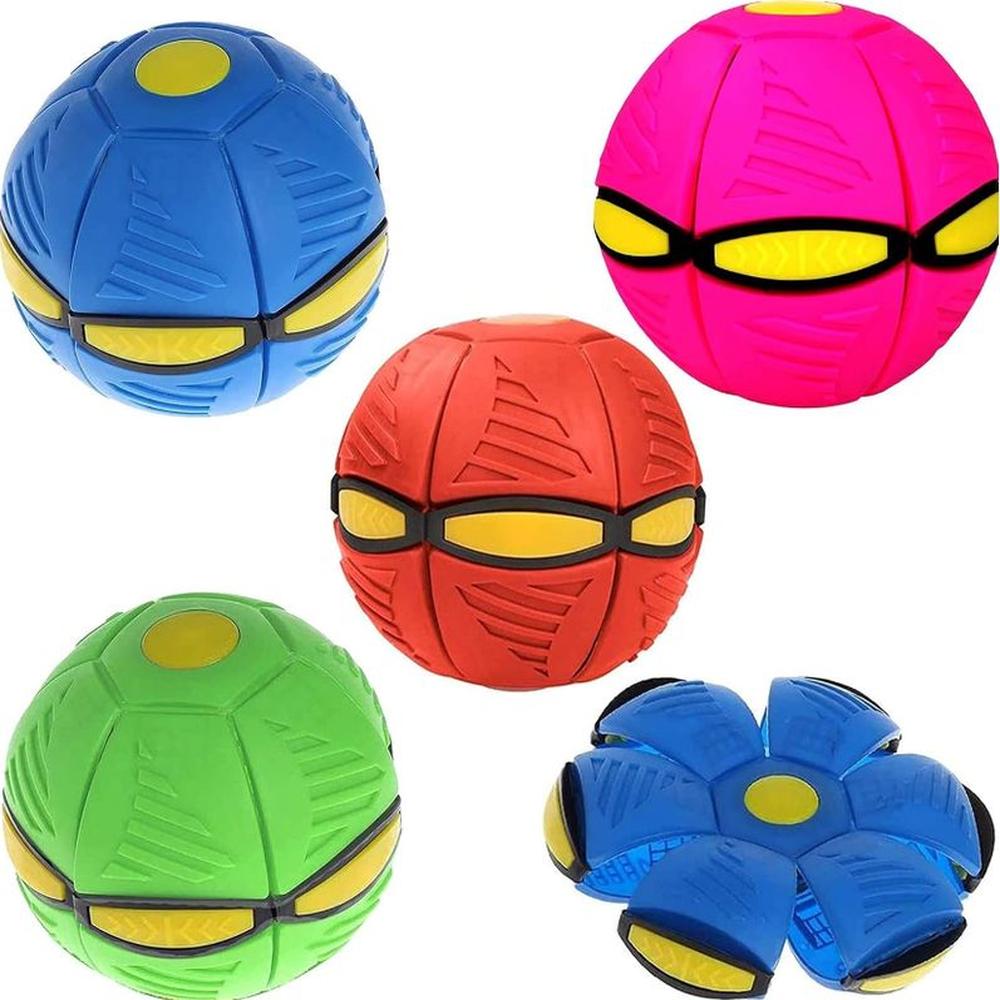 PELOTA DISCO VOLADORA CON 3 LUCES LED