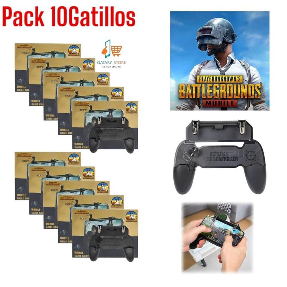 Pack x10 Gamepad 2 en 1 Gatillo Joystick Grip PUBG FREE FIRE